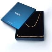 Zincir Kolye ve Bileklikli 14 Ayar Altın Takım thumbnail 6