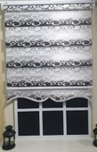 Zebra Stor Perde Kahverengi Beyaz Gümüş Simli Renk Geçişli Etek Dilimli ST 039  Kahverengi 190 x 260 - 4