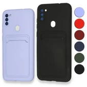 FitCase Samsung Galaxy A11 Cardy Soft Kartlık Cepli Silikon Kapak - 1