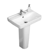 Turkuaz Cerastyle Duru Lavabo 60 40 cm ve Noura Kolon Uzun Ayak - 1