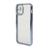 Vendas iPhone 11 Mina Serisi Kamera Korumalı Moda Taşlı Fashion Tarz Silikon Kılıf - 7