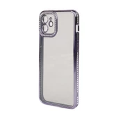 Vendas iPhone 11 Mina Serisi Kamera Korumalı Moda Taşlı Fashion Tarz Silikon Kılıf - 4