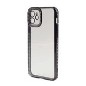 Vendas iPhone 11 Mina Serisi Kamera Korumalı Moda Taşlı Fashion Tarz Silikon Kılıf - 3