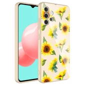 Vendas Samsung A32 4G Edo Serisi Kamera Korumalı Tarz Desenli Parlak Renkli Lansman Silikon Kılıf - 4
