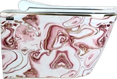 Pure Ebru Pembe Altın Kanalsız Asma Klozet Wh-133+Soft Kapak - 1
