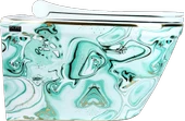 Pure Ebru Yesıl  Altın Kanalsız Asma Klozet Wh-132+Soft Kapak - 1