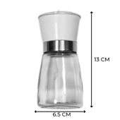 Cam Tuz Baharat Değirmeni Öğütücü Tuzluk Baharatlık - 2