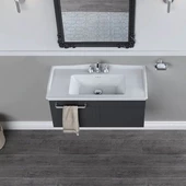 Turkuaz Cerastyle Kapadokya Etajer Uyum Damlalık Lavabo 100x48cm thumbnail 2