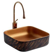 E-4072X Tezgah Üstü Porselen Lavabo E-4072X - 1