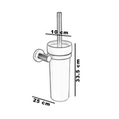 FJ-20504 Mat Siyah Tuvalet Fırçası FJ-20504 - 2