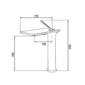 FJ-5025 Mat Siyah Yüksek Lavabo Bataryası FJ-5025 - 2