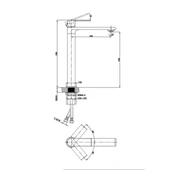 FM-2322 Altın Lavabo Bataryası FM-2322 - 2