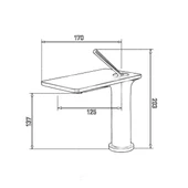 FJ-5015 Mat Siyah Lavabo Bataryası FJ-5015 - 2