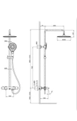 FM-0151 Krom Duş Ünitesi FM-0151 - 2