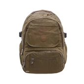 Baginn Kadın Sırt Çantası Çok Cepli Yağmur Geçirmez Hafif Kumaş Sırt Çantası Bordo Renk thumbnail 7