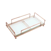 Pure Crystal / Pvd R.G. takımüstü Aksesuar Tepsi - 1