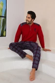Nisanca Kışlık Erkek Polar Pijama Takımı - Sıcak Tutan Pijama - 11