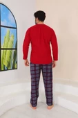 Nisanca Kışlık Erkek Polar Pijama Takımı - Sıcak Tutan Pijama - 12