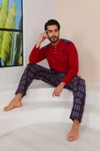 Nisanca Kışlık Erkek Polar Pijama Takımı - Sıcak Tutan Pijama - 10