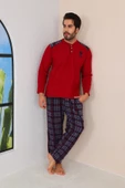 Nisanca Kışlık Erkek Polar Pijama Takımı - Sıcak Tutan Pijama - 9