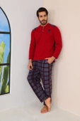 Nisanca Kışlık Erkek Polar Pijama Takımı - Sıcak Tutan Pijama - 8