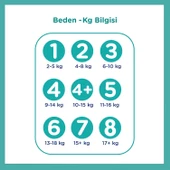 Prima Bebek Bezi Aktif Bebek 8 Beden 31x2 62  Adet Fırsat Paketi - 4