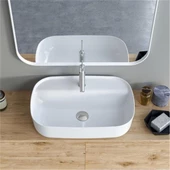Turkuaz Cerastyle Aqua Tezgah Üstü Lavabo 60X40 Cm - 1