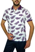 Erkek Yaprak Desenli Polo Yaka Tişört BGL-ST00524 - 2