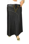 Kadın Uzun Piliseli Etek NS1194 thumbnail 2