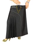 Kadın Uzun Piliseli Etek NS1194 thumbnail 5