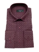 Erkek Slim Fit Puantiyeli Gömlek 000144 thumbnail 2