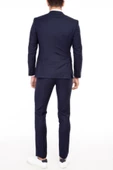 Erkek Takım Elbise Çift Yırtmaç Yelekli Silim Fit BGL-ST01244 - 4