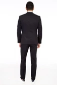 Erkek Takım Elbise Çift Yırtmaç Yelekli Silim Fit BGL-ST01244 - 5