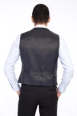 Erkek Takım Elbise Çift Yırtmaç Yelekli Silim Fit BGL-ST01244 - 9