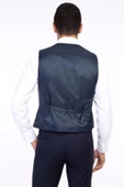 Erkek Takım Elbise Çift Yırtmaç Yelekli Silim Fit BGL-ST01244 - 10