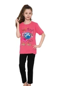 Kız Çocuk Kısa Kol Pantolon Pijama Takım 12828 BGL-ST01173 - 3