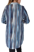 Kadın Mavi Çizğili Kol Kıvırmalı Tunik BGL-ST02105 thumbnail 4