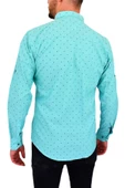 Erkek Puantiyeli Spor Gömlek DYM-9585 thumbnail 6