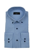 Erkek Slim Fitt Puaniyeli Gömlek 000173 thumbnail 1