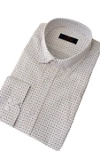 Erkek Silim Fit Uzun Kol Puantiyeli Gömlek BGL-ST01968 thumbnail 7