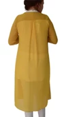 Kadın Sarı Tunik 2 li Krep Şifon MS01161 BGL-ST02165 thumbnail 4