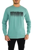 Erkek Sıfır Yaka Sweat Whatever BGL-ST01723 - 4
