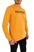 Erkek Sıfır Yaka Posıtıve Yazılı Sweat BGL-ST01721 thumbnail 10