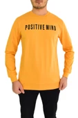 Erkek Sıfır Yaka Posıtıve Yazılı Sweat BGL-ST01721 thumbnail 6