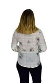 Kadın Çiçekli Bluz BGL-ST00591 - 8