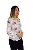 Kadın Çiçekli Bluz BGL-ST00591 - 9