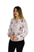 Kadın Çiçekli Bluz BGL-ST00591 - 6