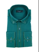 Erkek Slim Fitt Keten Gömlek Bgl-st00143 thumbnail 2