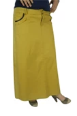 Kadın Kanvas Uzun Etek MNLS87001 - 8