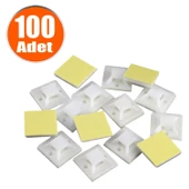 Yapışkanlı Kroşe Kablo Parti Balon Süs Asma 28x28 mm 100'lü Paket thumbnail 1